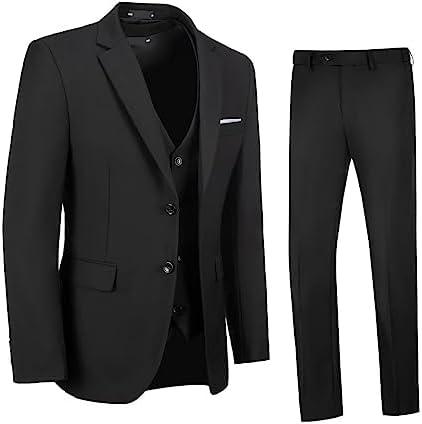 Men's Suits Tuxedo Suit Outfits for Men 3 Pieces Mens Wedding Business Formal Suit Set Jacket Vest Pants XXXL