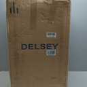 DELSEY PARIS Carrousel Hardside Expandable Luggage with Spinner Wheels, Navy, Checked-Large 28 Inch