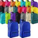 24 Pcs Backpack for School in Bulk 17 Inch Bulk Bookbags Back Pack for Elementary, Middle, and High School Kids Boys Girls Teens Students
