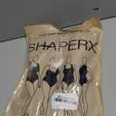 SHAPERX Waist Trainer for Women Underbust Corset Shapewear Tummy Control Workout Waist Cincher Body Shaper Zipper and Hooks, SZ7310-Black-S