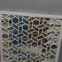 UBeesize Air Filter 20x20x1 (6-Pack), MERV 8 MPR 700 AC/ HVAC Furnace Filters, Deep Pleated Air Cleaner, (Actual Size 19.5 x 19.5 x 0.8 Inches), 1x Reusable ABS Frame+6x Filter, Easy Open/ Close