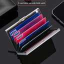 1pcs Credit Card Protector Stainless Steel Bank Card Case Hard Case Wallet Aluminum Wallet Credit Card Box Credit Card Case. (10)
