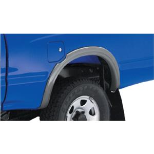 Bushwacker Extend-A-Fender Extended Rear Fender Flares | 2-Piece Set, Black, Smooth Finish | 31030-11 | Fits 1995-2004 Toyota Tacoma 4WD w/ 6.2' Bed