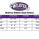 Brahma Webb  Goat Halter, Medium, Brown