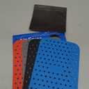 Reusable Air Fryer Liners 4 Pack for Dual Basket Fryers - Rectangle Silicone Airfryer Liners - 5.25 x 8 for Basket - Easy to Clean Air Fryer Accessories - Non-Stick Parchment Paper Replacement