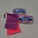 Swim Goggles Kids 6-14, Diving Mask No Tangle StrapWater Goggles Nose Cover for JR / Youth (2PK - Pink)