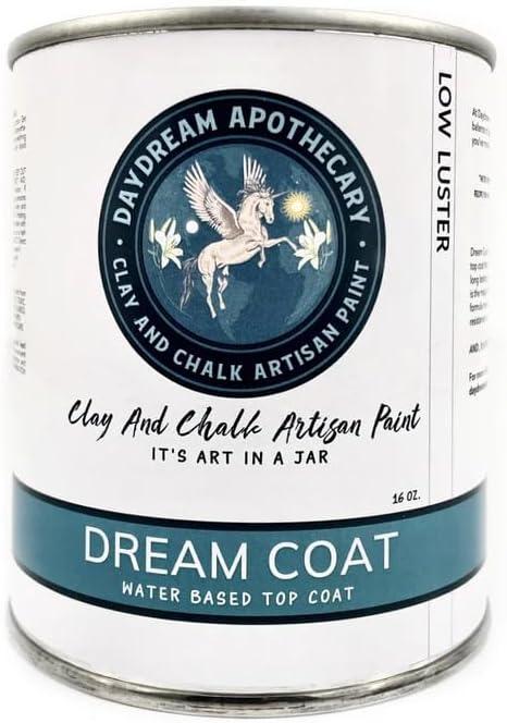 Daydream Apothecary Premium Chalk Style Paint for Furniture, Home Dcor, Wood, DIY Interior Projects, Quick Dry, No Prep or Prime Needed, Matte Clear - 16oz Daydream Apothecary Premium Chalk Style Paint for Furniture, Home Dcor, Wood, DIY Interior Projects, Quick Dry, No Prep or Prime Needed, Matte Clear - 16oz