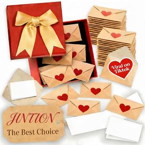 60 Mini Envelopes Pocket Hugs Cards with I Love You Gifts for Him Tiny Notes Blank Small Note Letters Open Letter Paper DIY Card Cute Stationary Boyfriend Bf Thinking Gift Just Because Birthday