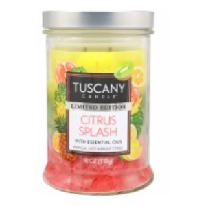 TUSCANY 18 oz TP CITRUS SPLASH CANDLE