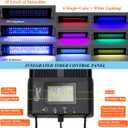 hygger Auto On Off LED Aquarium Light 48-55 Inches Dimmable 7 Colors Full Spectrum Fish Tank Light Fixture for Freshwater Planted Tank Build in Timer Daylight Moonlight & 24/7 Cycle