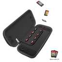 Hermitshell Hard Case for Nintendo Switch 2 game controller 2025 (Black, Small)
