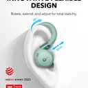 Soundcore Sport X20 by Anker, True-Wireless Workout Earbuds, Rotatable and Extendable Ear Hooks, Noise Cancelling, Deep Bass, IP68 Waterproof, Sweatproof, Dustproof, 48H Play, Sport Earbuds for Gym (Green)