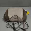 HoMedics Back and Neck Massager, Portable Shiatsu All Body Massage Pillow with Heat, Targets Upper and Lower Back, Neck and Shoulders. Lightweight for Travel (1 Count (Pack of 1), Tan