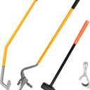 Tire Hammer Bead Breaker & Mount Demount Tool Set for 22.5-24.5 Semi Truck Bus Tires, Manual Tubeless Tire Changing Kit w/ Duck-Billed Wedge, 3-Piece Lever, Bead Keeper - Heavy Duty for Car Repair