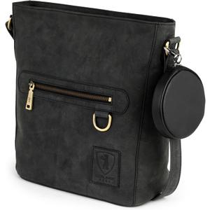 BERLINER BAGS Vintage Genuine Leather Shoulder Bag Siena, Handbag, Crossbody Bag for Women