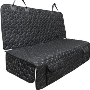 Meginc Bench Dog Car Seat Covers for SUV, Waterproof Dog Seat Cover for Back Seat Fit Ford Explorer Heavy Duty Non Slip Back Seat Cover Protector for Chevrolet Tahoe/Yukon/Suburban/Expedition