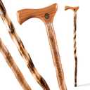 Brazos Wooden Walking Canes for Men and Women, Stable Walking Sticks for Seniors, Made in The USA, 34 Inch
