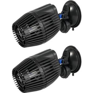 AQUANEAT 2 Pack Aquarium Circulation Pump,800 GPH Fish Tank Powerhead, Saltwater Wave Maker, Submersible Water Pump with Suction Cup