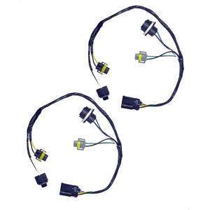 2-Pack Headlight Wiring Harness Compatible with 2008-2012 Chevrolet Malibu Replacement for 645-539 15930264 645539