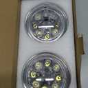 2PCS 24W Par36 LED Tractor Lights Hi-lo Round LED Work Light 12V Agriculture Replacement Light Compatible with John Deere Tractor 4430 3010 RE25126, 6000K