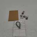 2 Pack Travelers Notebook Accessories Kit Include Travel Kraft File Folder, Zipper Case, Pen Holder, Binder Clip and Elastic Bands Travel Accessories Supplies(Passport Size)