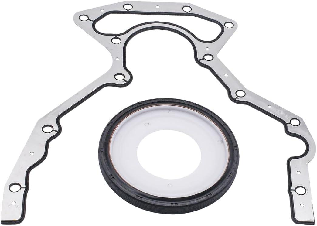 Partman BS40640 Rear Main Seal Block Cover Gasket Kit Fit for Chevy Cadillac Buick GMC Hummer Isuzu Pontiac Saab 4.8 5.3 6.0L LS2 LS3