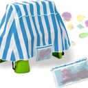 Water Table Cover with Storage Bag, Kids Water Table Cover for Water Table, Water Table Accessories for Toddlers 1-3, Waterproof Protective Covers for Toddler Outdoor (Sky Blue)