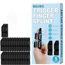 HLOES 5PCS Trigger Finger Splint, Finger Braces Joint Stabilizer, Adjustable Mallet Splint and Hand Brace, Finger Straightener for Arthritis – Fits Thumb, Index, Middle, Ring and Pinky Finger（5PCS）
