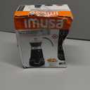 IMUSA 6 or 3 Cup Electric Espresso Maker Black Coffee Machine for Cuban Coffee, Moka and Espresso Drinks