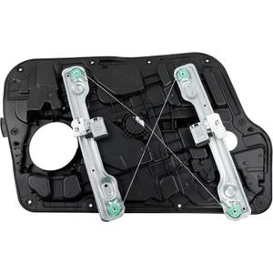 752-929 Front Right Passenger Side Power Window Regulator Without Motor with Panel Compatible with 2011-2014 Hyundai Sonata Replace# 752929, 824813Q000, 384737