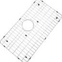 Kitchen Sink Grid and Sink Protectors, Stainless Steel Sink Grids for Bottom of Kitchen Sinks, 26" x 14" with Rear Drain for Single Bowl Sinks, 26" x 14 1/16"