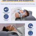 IKSTAR 5.0 CPAP Pillow for Side Sleeper - Adjustable Height/Neck Support - Memory Foam Pillow Suitable for All CPAP Mask Users-Ideal for Side Back Sleeper-Reduce Air Leaks