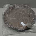 Wooden Serving Tray: 12in Brown Round Wood Butler Decorative Tray Candle Holder Trays Centerpiece Farmhouse Ottoman Tray for Decor Countertop Home Decor Accessories for Coffee Table