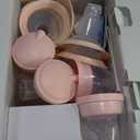 NCVI Electric Breast Pump 8782, Portable Hospital-Grade Double Pump with 4 Modes & 9 Levels, Anti-Backflow, Rechargeable Quiet Breastfeeding Pump for Efficient Comfortable Use at Home, Work or Travel (2200mAh, Pink)