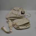 Large Travel Duffle Bag for Women,Carry on Overnight Bag Weekender Bags with Toiletry Bag Travel Bags for women with Shoe Compartment for Gym Business Trips Sport Hospital(Beige)