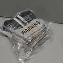 3 x AugRing Women's Striped Cotton Crew Socks Cozy Casual Athletic Quarter Socks for Running & Gym Size 5-11