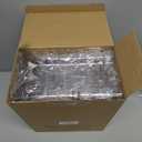 Clear Fridge Organizer, Refrigerator Organizer Bins with Handle, Freezer, Kitchen Cabinet, Pantry Organization, BPA Free Fridge Organizers (12.4 inch 8 Pack)