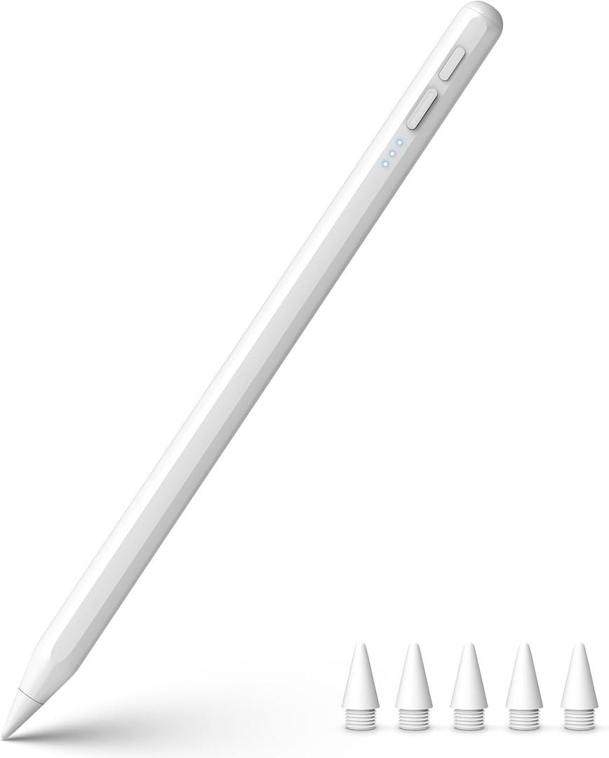 Stylus Pen for Ipad Pencil 9/10th Generation, Fast Charging, Tilt Sensitivity, Anti Lost Lanyard, Apple Ipad Pen for iPad 10/9/8/7/6th, iPad Air 3rd/4th/5th, iPad mini 5/6th iPad Pro 11"/12.9" M4