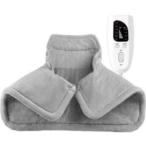 Heating Pad for Neck Shoulders Back Pain Relief, Birthday Christmas Gifts for Women Men Mom Dad Elderly, Electric Large Heat Pad with 6 Heat Settings 4 Timers, ETL Certified (Shoulder Heating Pad)