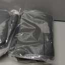 Steel Gray Front Driver & Passenger Side Bottom & Top Lean Back Replacement Cloth Seat Covers Compatible with Ford F250 F350 F450 F550 2011 2012 2013 2014 2015 2016