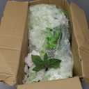 60 Pack White Pink Wisteria Hanging Flowers, Fake Hanging Flowers for Decoration, Artificial Flowers,Vines for Bedroom,Flower Garland for Home,Party,Garden, Wall,Wedding Decoration(3.6 Ft/Pcs)
