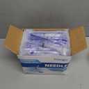 100 Pack Disposable 3ml/cc Lab Syringes with 23Ga 1 Inch Needle Luer Lock, Individually Sealed Packed