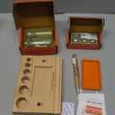 Splenor Tools Steel 8 Hole Dapping Doming Block and 8 Matching Punch Set - for Jewelry Making - Metal Forming Die - Shaping Tools