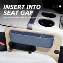 360 Rotating Wood Car Tray & Desk for Laptop - Steering Wheel Cup Holder Table, Car Accessories for Women & Men, Compatible with Tesla Model Y/3/S, Ford F150/Explorer/Maverick & Most Vehicles