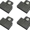 Window Glass Channel Retainer Clips - Front Door Window Regulator Retainer Glass Lifter Bracket Slot Fixing Clip - Solid Structure Auto Repair & Replacement Accessories for Most Cars (4PCS)