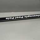 Carbon fiber pool pole, 4-section telescopic 12 foot, lightweight and easy to grip adjustable cleaning pole, used for pool cleaning, connected to fishing net, rake, brush, vacuum head cleaning (12FT)