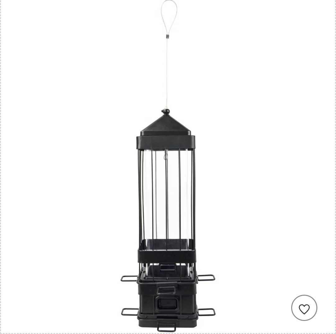 Nature's Way Bird Products Squirrel Shield Metal Squirrel Proof Advantage Cage Feeder 3.2 qt