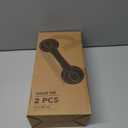 2 Pack 12 Inch Grab Bars for Bathtubs and Showers for Seniors, Heavy Duty Shower Handle for Elderly, Suction Cup Removable Handrails Handicap Bath Grip Bathroom Safety Grips Black