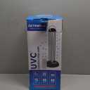 UV Light Sanitizer, 100W Ultraviolet Lamp with Remote Control for Bed Bugs and Dust Mites, Home Disinfection Device UV Lamp with Motion Sensor,3 Speed Timings for Home, Room & Kitchen