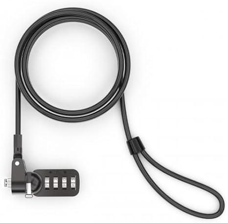 Compulocks Blade Universal Lock Slot Adapter with Combination Lock Silver